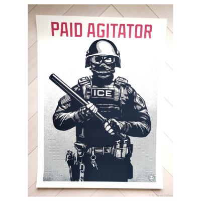 Shepard FAIREY (Obey) - Projection Mirror: Paid Agitator