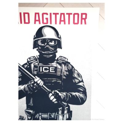 Shepard FAIREY (Obey) - Projection Mirror: Paid Agitator 2