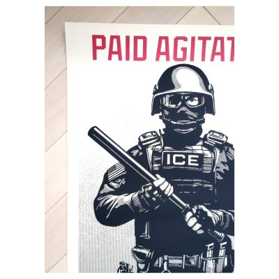Shepard FAIREY (Obey) - Projection Mirror: Paid Agitator 2