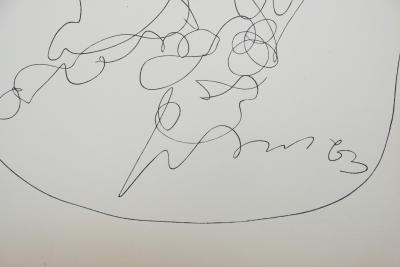 Lucio FONTANA : La servante justifiée - Lithographie signée 2