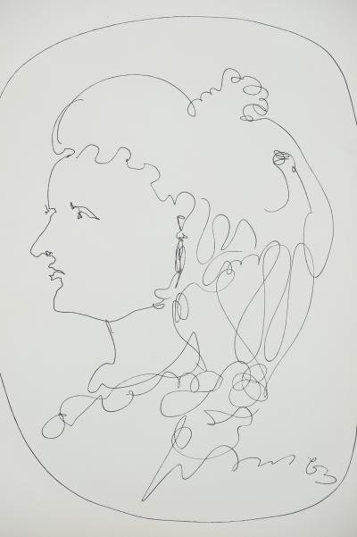 Lucio FONTANA : La servante justifiée - Lithographie signée 2