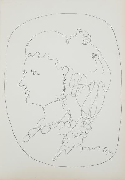 Lucio FONTANA : La servante justifiée - Lithographie signée 2