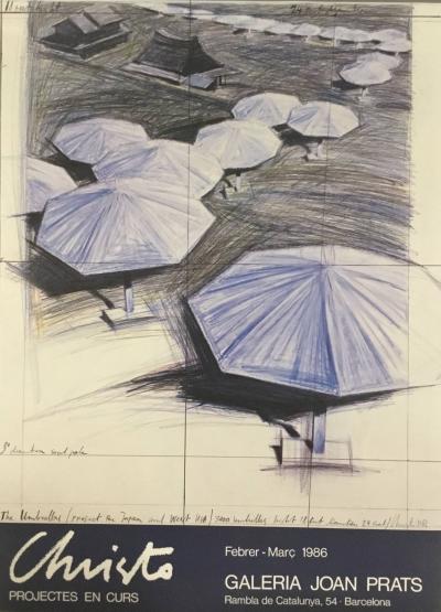 Christo - Umbrella - Affiche originale 2