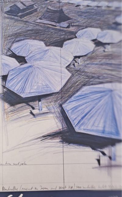 Christo - Umbrella - Affiche originale 2