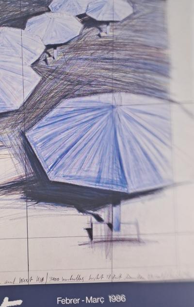 Christo - Umbrella - Affiche originale 2