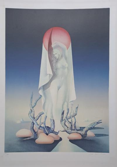 Jean-Paul Cleren - L’éclipse - Lithographie originale, signée au crayon 2