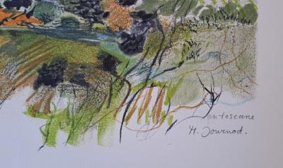 Monique Journot - En Toscane - Lithographie originale, signée et numérotée au crayon 2