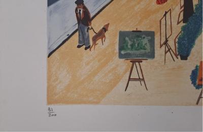 Jean Heine - Montmartre - Lithographie originale signée au crayon 2