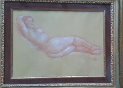Aristide Maillol (d’après) - Nu de côté - Estampe monogrammée