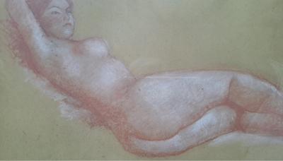 Aristide Maillol (d’après) - Nu de côté - Estampe monogrammée 2