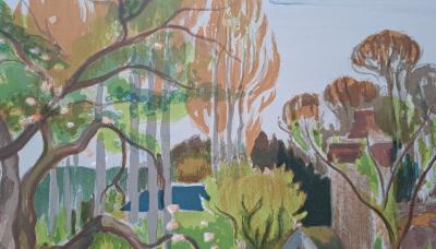 Maurice Mourlot - Scène champêtre - Lithographie originale, signée au crayon 2