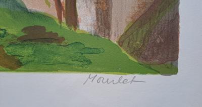 Maurice Mourlot - Scène champêtre - Lithographie originale, signée au crayon 2