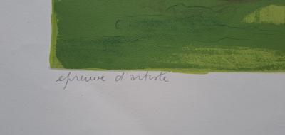 Maurice Mourlot - Scène champêtre - Lithographie originale, signée au crayon 2