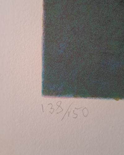 Louis Toffoli - La brodeuse - Lithographie originale signée et numérotée au crayon 2