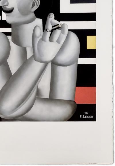 Fernand Léger (d’après), Le Mécanicien, sérigraphie sur Arches 1/50 2