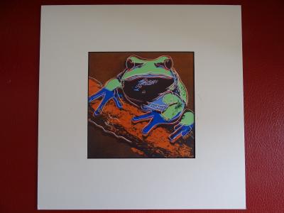 Andy Warhol - Frog , from Endangered Species -  1987, serigrahy 2