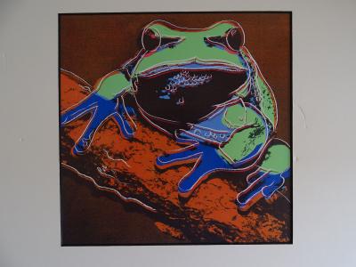 Andy Warhol - Frog , from Endangered Species -  1987, serigrahy 2