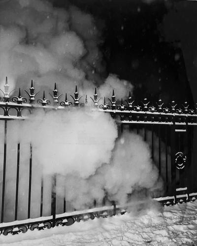Rene Jacques - Place de l’Europe, Paris, hiver 1945 - 1946 - Tirage argentique 2