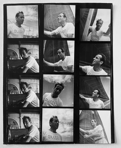 Philippe Halsman - Humphrey Bogart 1944 - Tirage argentique 2