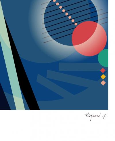 Thierry CORPET (Raymond X) - Alalia II , 2022 - Sérigraphie signée et numérotée 2