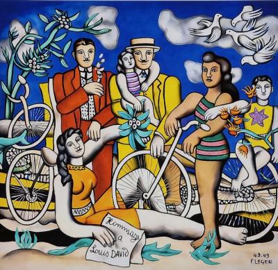 Fernand Léger (d’après), Les Loisirs , sérigraphie 1/50 2