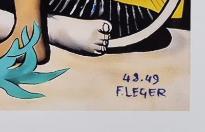 Fernand Léger (d’après), Les Loisirs , sérigraphie 1/50 2