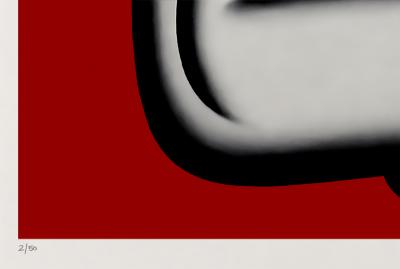 Fernand Léger (d’après), Femme assise sur fond rouge, sérigraphie sur Arches 2/50 2
