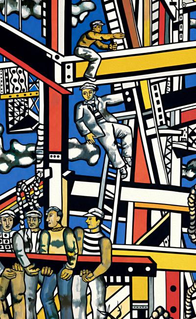 Fernand Léger (d’après), Les constructeurs, sérigraphie sur Arches 1/50 2