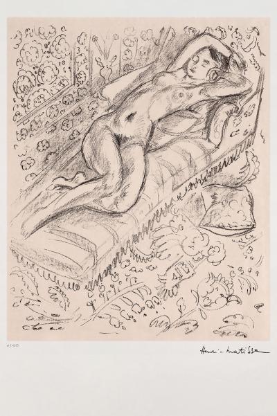Henri Matisse (d’après), Nu sur chaise de repos, sérigraphie 2