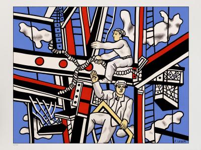 Fernand Léger (d’après), Les anciens constructeurs, sérigraphie sur Arches -1/50 2