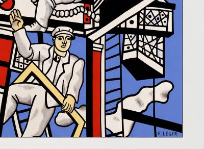 Fernand Léger (d’après), Les anciens constructeurs, sérigraphie sur Arches -1/50 2