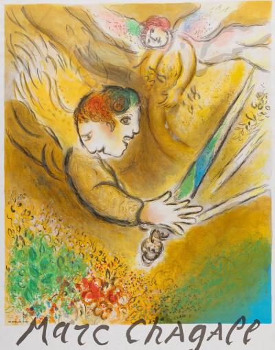 Marc CHAGALL : L’ange du jugement - Lithographie originale signée 2