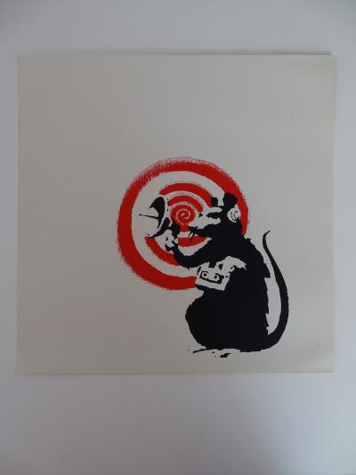 BANKSY (1974) (d'après) - Radar Rat 2004, sérigraphie signée 2
