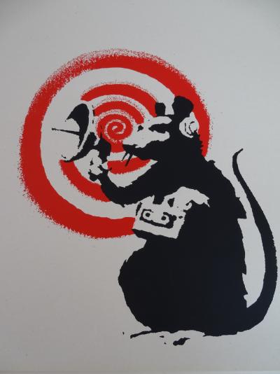 BANKSY (1974) (d'après) - Radar Rat 2004, sérigraphie signée 2