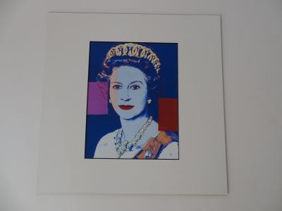 Andy Warhol - Reine Elizabeth 1987 - Sérigraphie en couleurs 2