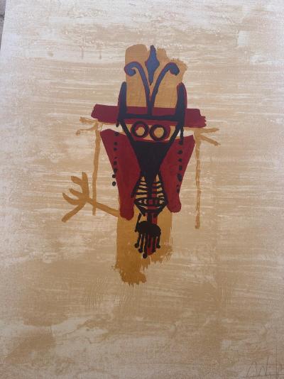 Wifredo LAM - Paris, Original lithograph 2