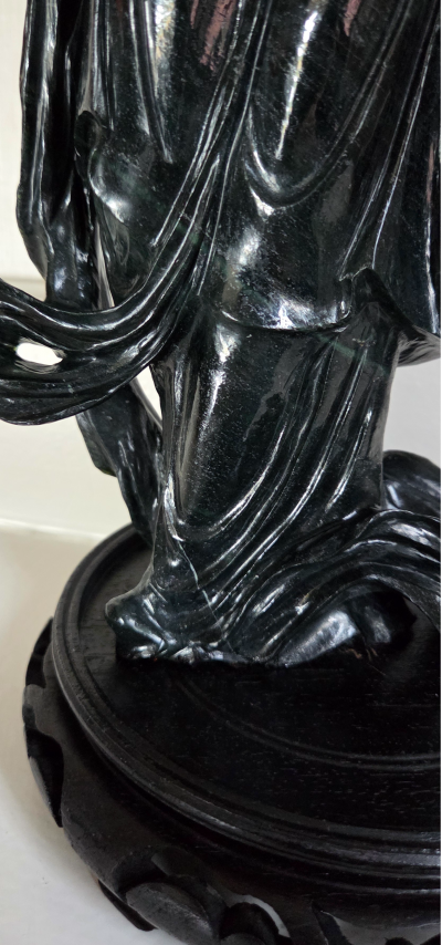 Chine - Jade de Chine - XXème - Statuette en pierre dure 2