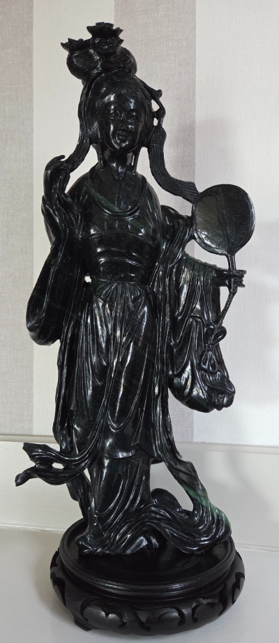 Chine - Jade de Chine - XXème - Statuette en pierre dure 2