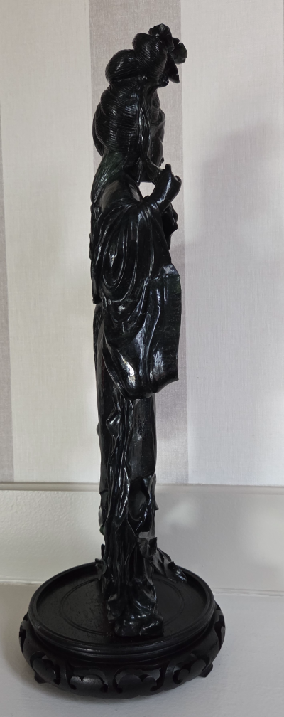 Chine - Jade de Chine - XXème - Statuette en pierre dure 2