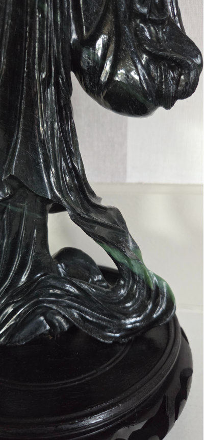 Chine - Jade de Chine - XXème - Statuette en pierre dure 2