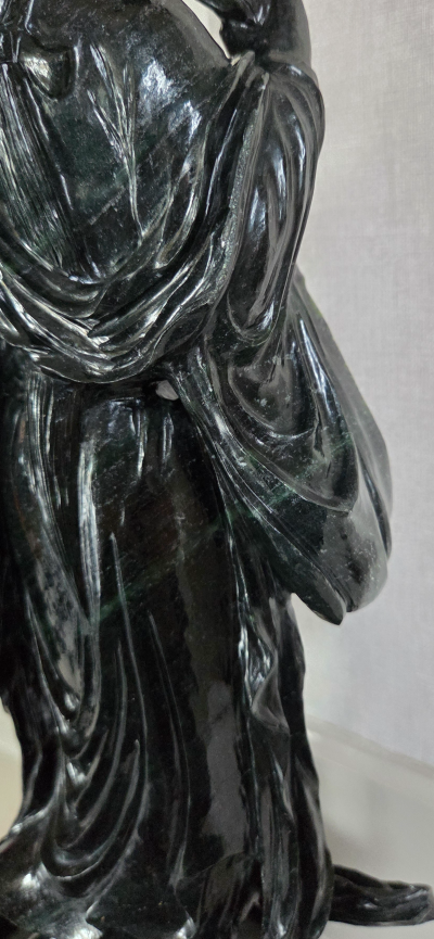 Chine - Jade de Chine - XXème - Statuette en pierre dure 2