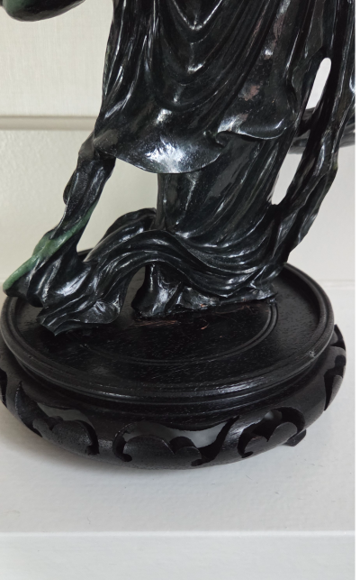 Chine - Jade de Chine - XXème - Statuette en pierre dure 2