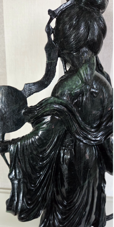 Chine - Jade de Chine - XXème - Statuette en pierre dure 2