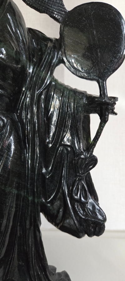 Chine - Jade de Chine - XXème - Statuette en pierre dure 2