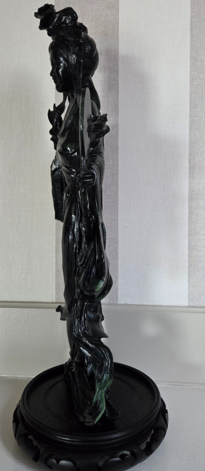 Chine - Jade de Chine - XXème - Statuette en pierre dure 2