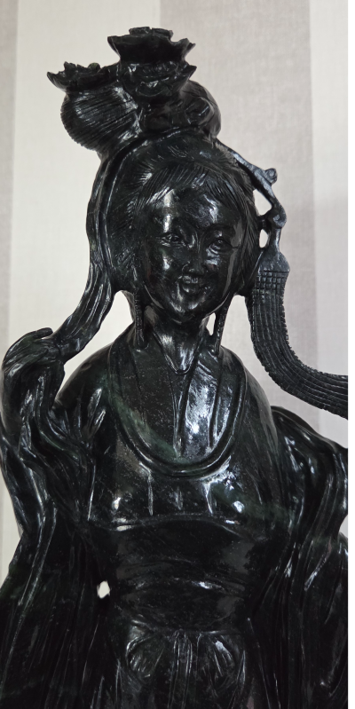 Chine - Jade de Chine - XXème - Statuette en pierre dure 2