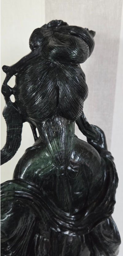 Chine - Jade de Chine - XXème - Statuette en pierre dure 2