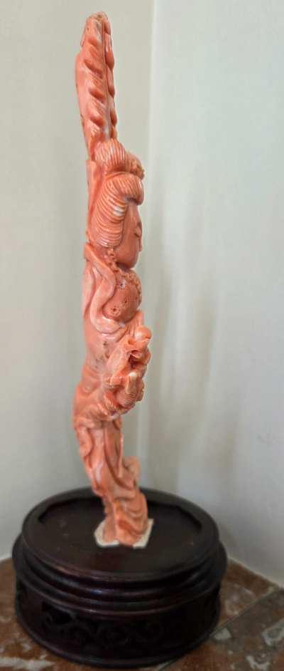 Chine - Sculpture - Groupe en Corail XXème 2