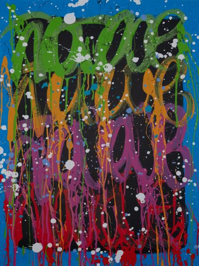 JONONE - Blue - Original signed silkscreen print 2