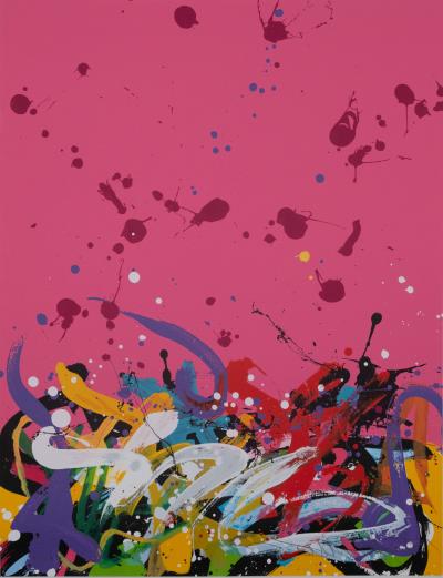 JONONE: Pink - Original signed silkscreen print 2